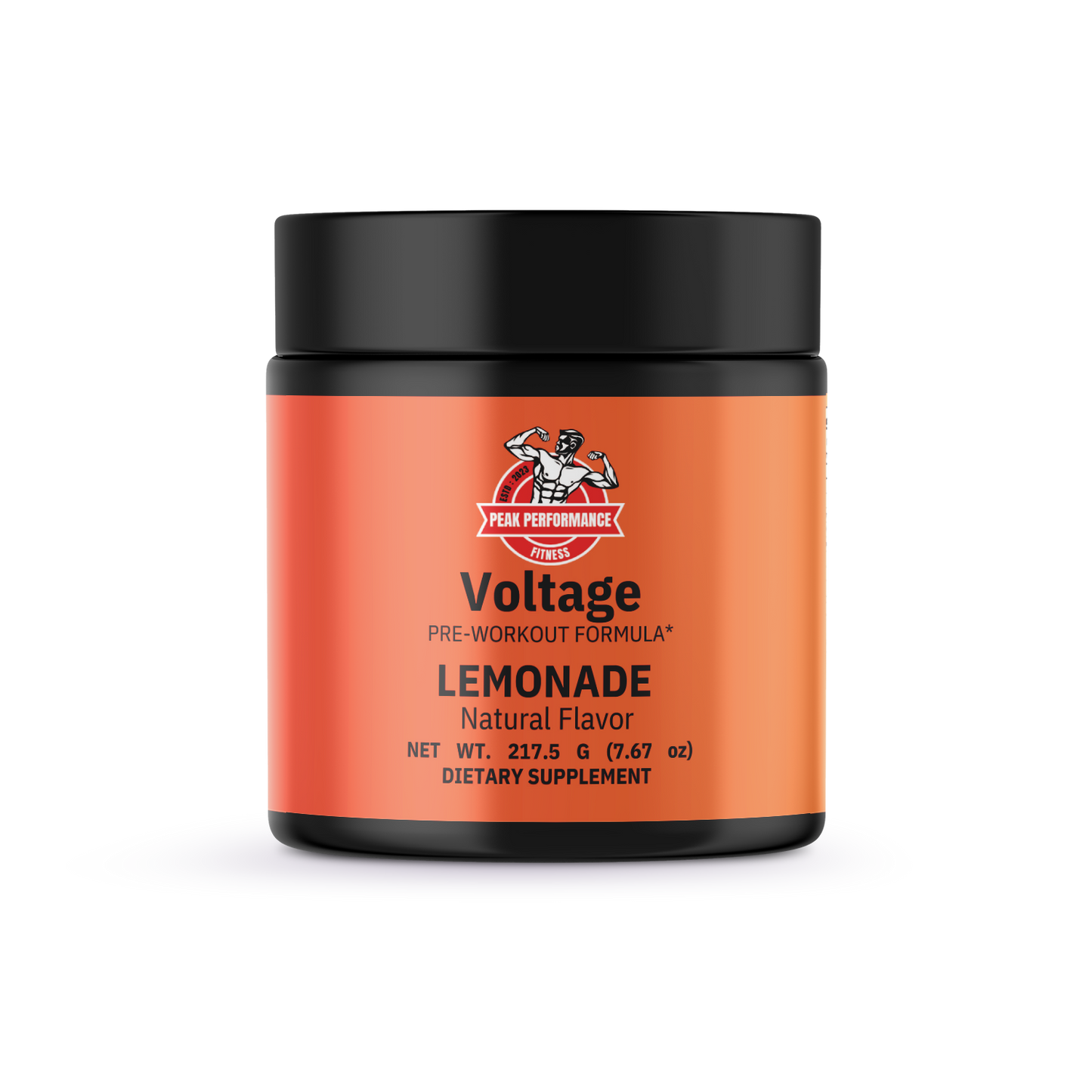 Voltage Pre-Workout Formula: Lemonade Flavor - Enhanced Energy and Focus