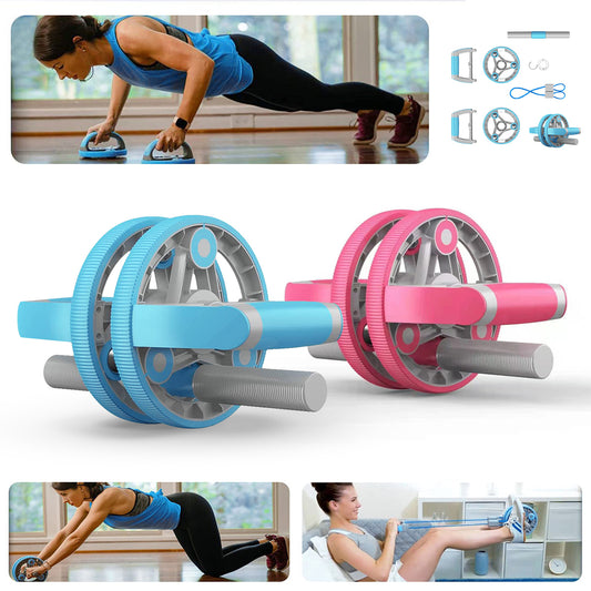 5-in-1 Multifunctional Fitness Abdomen Wheel Set