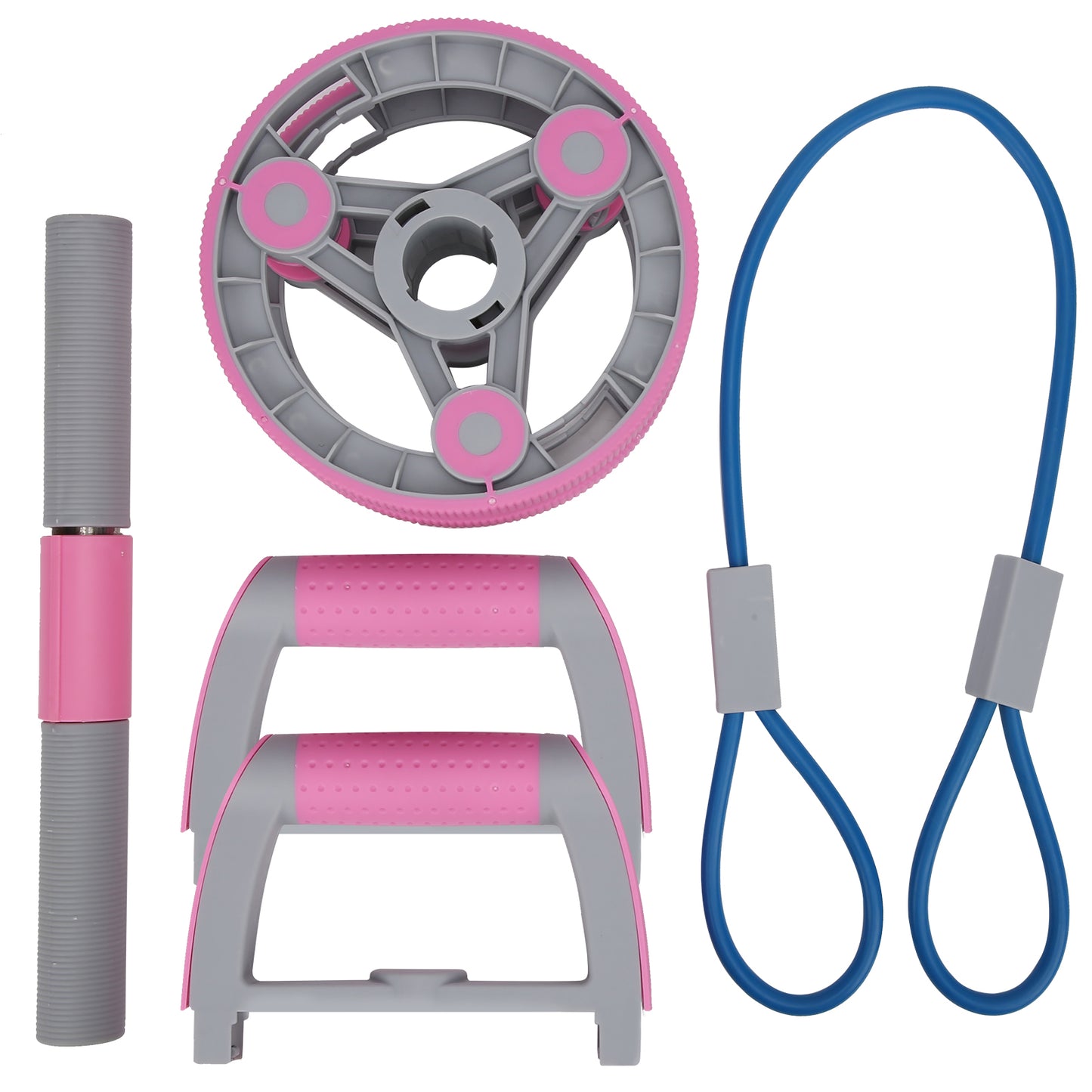 5-in-1 Multifunctional Fitness Abdomen Wheel Set