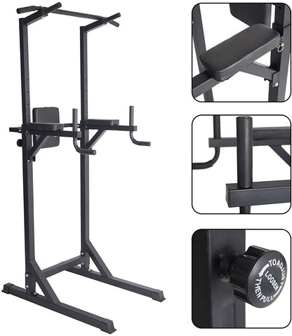 Versatile Power Tower: Ultimate Home Gym Fitness Station"