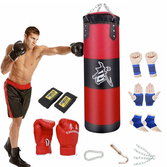 Pro-Grade Boxing Punching Bag Kit - Durable Training Equipment for Boxing, MMA, Muay Thai