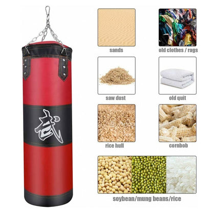 Pro-Grade Boxing Punching Bag Kit - Durable Training Equipment for Boxing, MMA, Muay Thai