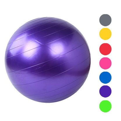 Multi-Use Fitness Yoga Ball - Core Strength, Balance, Pilates & Chair